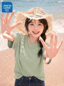 Jeanswest | Short Sleeve Cotton Women T Shirt Stylish and Comfortable Design
