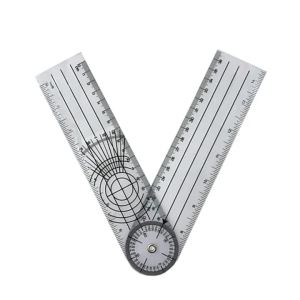 EELHOE | [NC]1PC Multi-Ruler Goniometer Angle  Spinal Ruler 360 Degree Measuring Tool[NC]