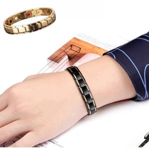 Mens Health Energy Bracelet Magnetic Exquisite Craftsmanship Power Therapy Feature Suitable for Daily Wear