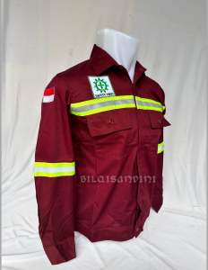 wearpack atasan safety/kameja safety/baju lapangan/kameja tambang
