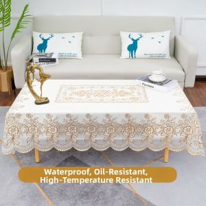 Waterproof and Oilproof Heat-Resistant Tablecloth