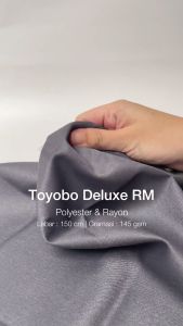 [PER 05 M] Kain Bahan Katun Cotton Toyobo Deluxe Royal Mix RM Lebar 150 cm Polos Polosan ECER 1/2 METER METERAN 50 CM CENTIMETER
