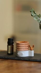 Wood Diffuser Bone | Wooden Essential Oil Diffuser Shelf High-Quality Essential Oil Diffuser Made of Oak Wood Helps Relax and Sleep Well