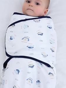 AODUOYAYA Newborn Baby Cotton Swaddle Wrappers Bonnet Set Sleep Bag Adjustable Magic Sticker Newborn Nursery