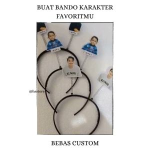 Bando Request Foto / Bando Tuing Tuing Bando Custom Bando Konser Bando Kpop / Kado Bando Ulang tahun Birthday