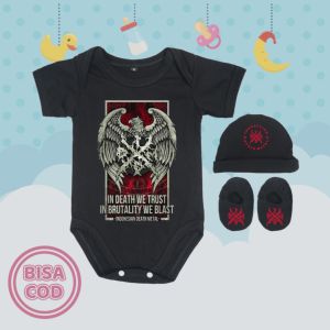 Baju Kodok Jumper Bayi Musik & Set Kupluk & Sepatu