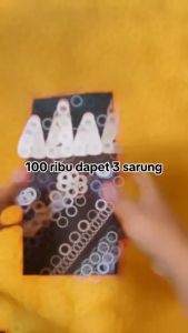 3pcs 90ribu Sarung Batik Dewasa Remaja Pria Wanita Motif Sarwon Viral Kekinian Katun Poly