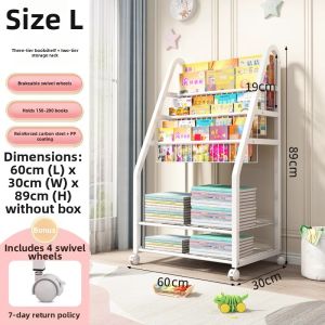 Puang | Kids Book and Toy Storage Rack