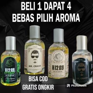PROMO HEMAT BELI 1 DAPAT 4 BOTOL PARFUM SIDE EFFECT | HRNY | MR CRUSH GLOD | MR CRUSH BLACK | STAYCATION