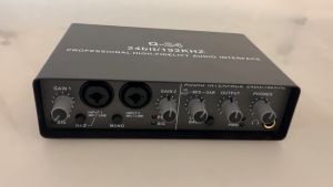 DJ Mixer Q24 Professional Audio Sound Card Electric Guitar Recording For Live Broadcast Studio Singing Computer