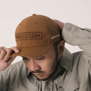 MGee Topi Pria Hat Trucker Baseball M gee Hatch C083 Brown