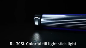 Handheld RGB Light Wand 2500-9000K Magnetic Dimmable Photography Light CRI 95+ Rechargeable Tube Light for Portrait/Product/Studio/Outdoor Shooting - USB-Rechargeable with Music Playback Function Suitable for Photography/Live Streaming/Short Videos