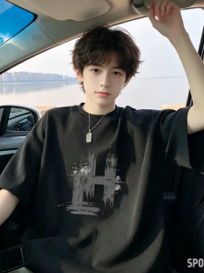 Trendy Leisure Cotton T-shirts for Boys Teens