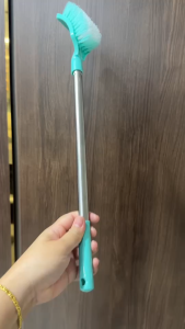 แปรงล้างห้องน้ำ แปรงขัดพื้น ทำความสะอาด ล้างห้องน้ำ ด้ามสแตนเลส