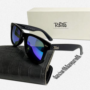 ผู้ชายพร้อมการป้องกัน UV400 แว่นตากันแดดคลาสสิกโพลาไรซ์ | ยอดนิยมสำหรับรถจักรยานยนต์สีน้ำเงิน