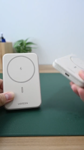 【3C Certified CCC】UGREEN 10000mAh Magnetic Wireless MagSafe PowerBank 20W PD Fast Charge 15W Powerbank PB561 3C ugreen powerbank