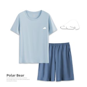 Coco Smart | Summer Cotton Loose Simple Boys Sleepwear Set
