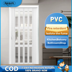 sliding door pvc folding door bathroom kitchen Waterproof door bedroom study silent door shop door