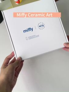 Miffy | Miffy Dessert Plate Flower Window Friends Jingdezhen Porcelain Round Plate Snack Fruit DishSide Salad Plate Home Decor Gift