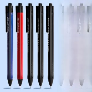 Traditional Chinese Style round Ball Pen Vintage Oil-Based Press Type Multi-Color Office Stationery Black Red Blue Signature Pen