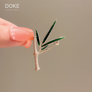 Creative High-End Bamboo Mens Lapel Pin Fashionable Personality Tie Clip Suit Coat Accessory Couples Copper Material