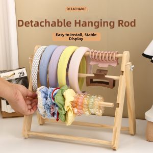 YOUKAMAN | Multifunctional Wooden Hair Accessories Storage Rack