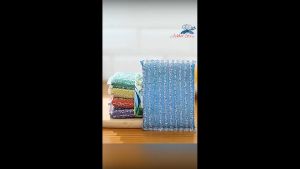 MERIAHSHOP Spons Sabut Jaring Cuci Piring Warna Warni Metalik Tebal dan Awet