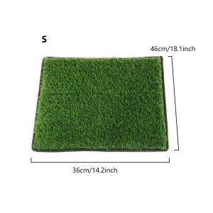Simulation Lawn Mat for Pet Green Artificial Turf Dog Urinating Mat Portable Waterproof Terrace Indoor and Outdoor General