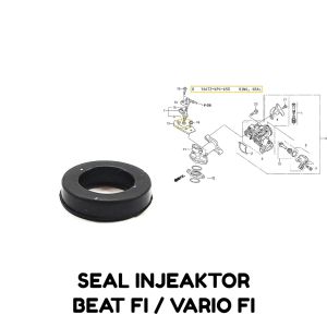 Seal Injektor Beat Fi - Oring O Ring Sil Injector Injeksi Honda Scoopy Fi Vario 125 Vario 150
