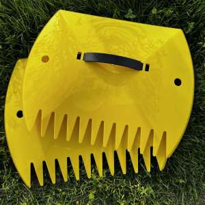 ABS out door plastic fallen leaves branches colector clipper rake cleaning wear resistant garden hand tools accessories