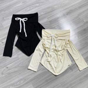 ÁO BẸT VAI TAY DÀI ĐÍNH NƠ VẠT NHỌN [Ảnh chụp]