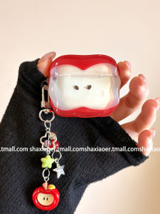 Green Transparent Half-Transparent Protective Case for  Airpods pro 2 Coupled Unique Internet Famous Hard Shell Acrylic