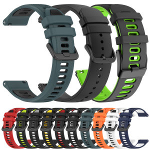 Dây Đeo Thay Thế Silicon 20/22 Mm Dành Cho Garmin Forerunner 255 265 245 165 Venu 3 2 Dây Đồng Hồ Thể Thao Khóa Kim Loại Vòng Tay Phụ Kiện