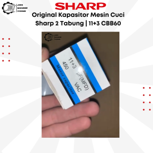 JMT - Original Kapasitor Mesin Cuci Sharp 2 Tabung | 11+3 UF CBB60
