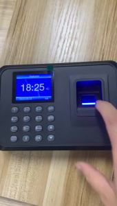 A5 Fingerprint Attendance Biometric Machine System Employee Keypad Electric Time Clock Recorder USB Data Manage