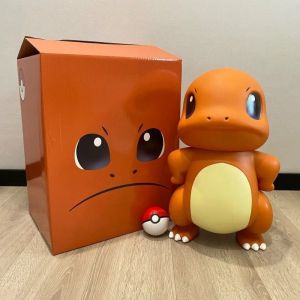 Bandai | 9CM Pokemon Charmander PVC Figure - Arrogant Style Car Trunk Ornament & Auto Interior Decor Anime Collectible Gift Anime