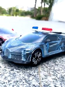 [Hàng sẵn] Đồ Chơi Xe Oto Cảnh Sát Tự Di Chuyển Có Đèn Và Nhạc Mô Phỏng Xe Cảnh Sát Như Thực