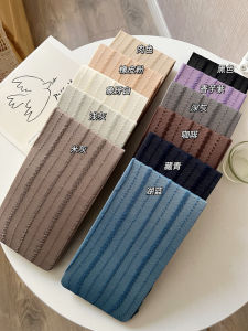 Japanese Style Fairy White Stockings Three-Dimensional Relief Lace Vertical Stripe Pattern Spring and Summer Thin Jacquard Slimming Pantyhose Women