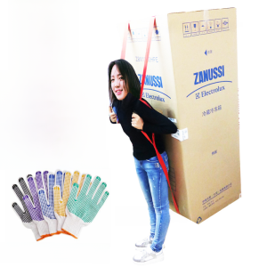 สายรัดย้ายของยกเครื่องปรับอากาศตู้เย็นน้ำแข็งขึ้นบันไดเพียงคนเดียว สายรัดย้ายของสำหรับงานทำความสะอาดในบ้าน