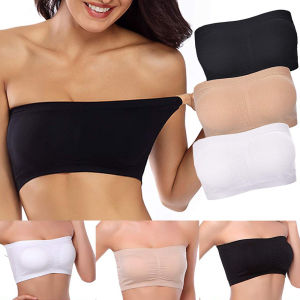 STOCK+COD Plus Size 3XL Bra Strapless Bra Wrap Bust Sport Wireless Thickened Seamless Bra