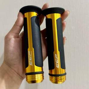 ปลอกมือ CNC #SK5 สีเงิน เงาๆวาวๆ คลีนๆ จับติดมือ ไม่ลอก ไม่ลื่น ไม่สนิม - มอเตอร์ไซค์ CCP