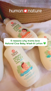 Human Nature Cica Baby Lotion | Apricot Vanilla and Powder Love Scent (No Harmful Chemicals)