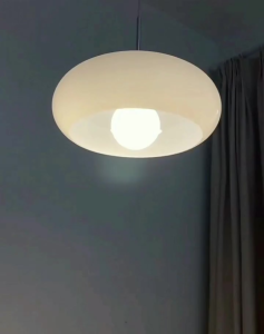 Nordic Bauhaus Glass Pendant Light Modern Dining Light Kitchen Bar Counter Chandelier Ceiling Lights Bedroom Bedside Droplights Minimalist Cafe Decorative Hanging Light