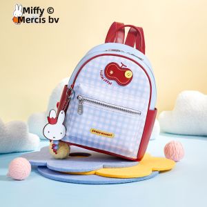 Miffy | Cute College Style Color-block Backpack for Girls Large Capacity