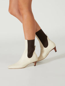 Tony Bianco | Womens Round Toe Slip-On Elastic Fabric Padded Short Boots
