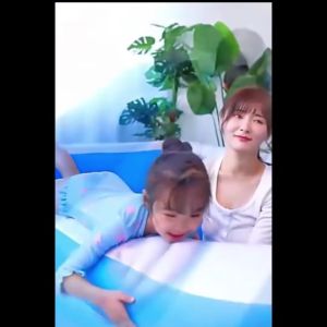 เล่นเด็ก สระน้ำเป่าลม ชุด 60 หนาพิเศษ สระว่ายน้ำ สระน้ำเป่าลม