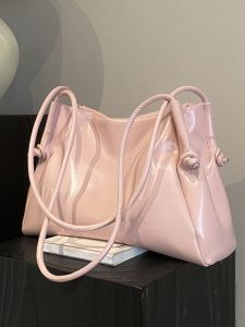 Large Capacity Student Commuter Bag Womens 2026 New Spring Summer Single Shoulder Armpit Soft Leather Loose Tote Bag