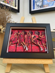 Slam Dunk Anime Basketball Theme Sakura Wood Flower Path Flowing Maple Leaf Ornament Collectible Figurine for Fans