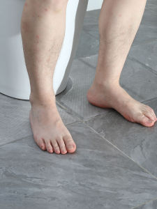 Bathroom Anti-Slip Toilet Mat Footrest Transparent Waterproof Door Self-Adhesive Sticker Modern Simple Style Home Decor