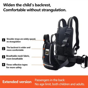 Motorcycle Safety Belt for Kids Adjustable Children Harness Anti-drop Baby Riding Seat Belt for Motorcycle Bike Safety Belt